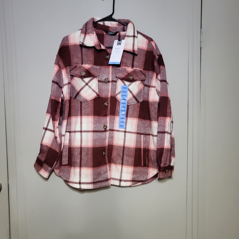 Member's Mark Plaid Shacket - Picture 3 of 12